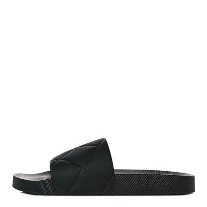 Bottega Veneta Rubber The Slider Sandals 41 Black 1 of 7