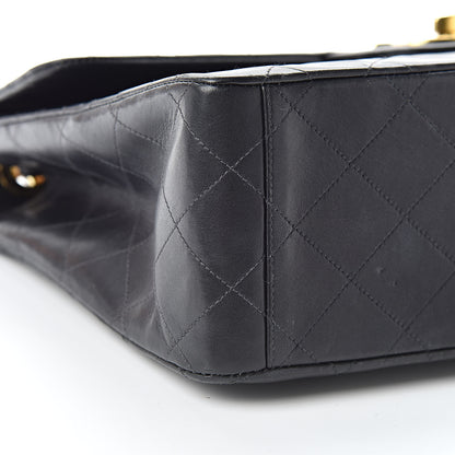 Chanel Lambskin Quilted XL Jumbo Single Flap Black 10 of 11