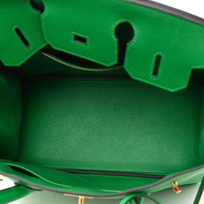 Hermes Epsom Birkin 30 Bambou 5 of 13