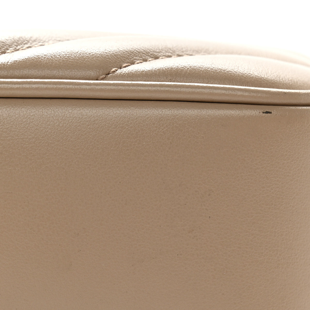 Calfskin Matelasse Monogram Lou Camera Bag Dark Beige