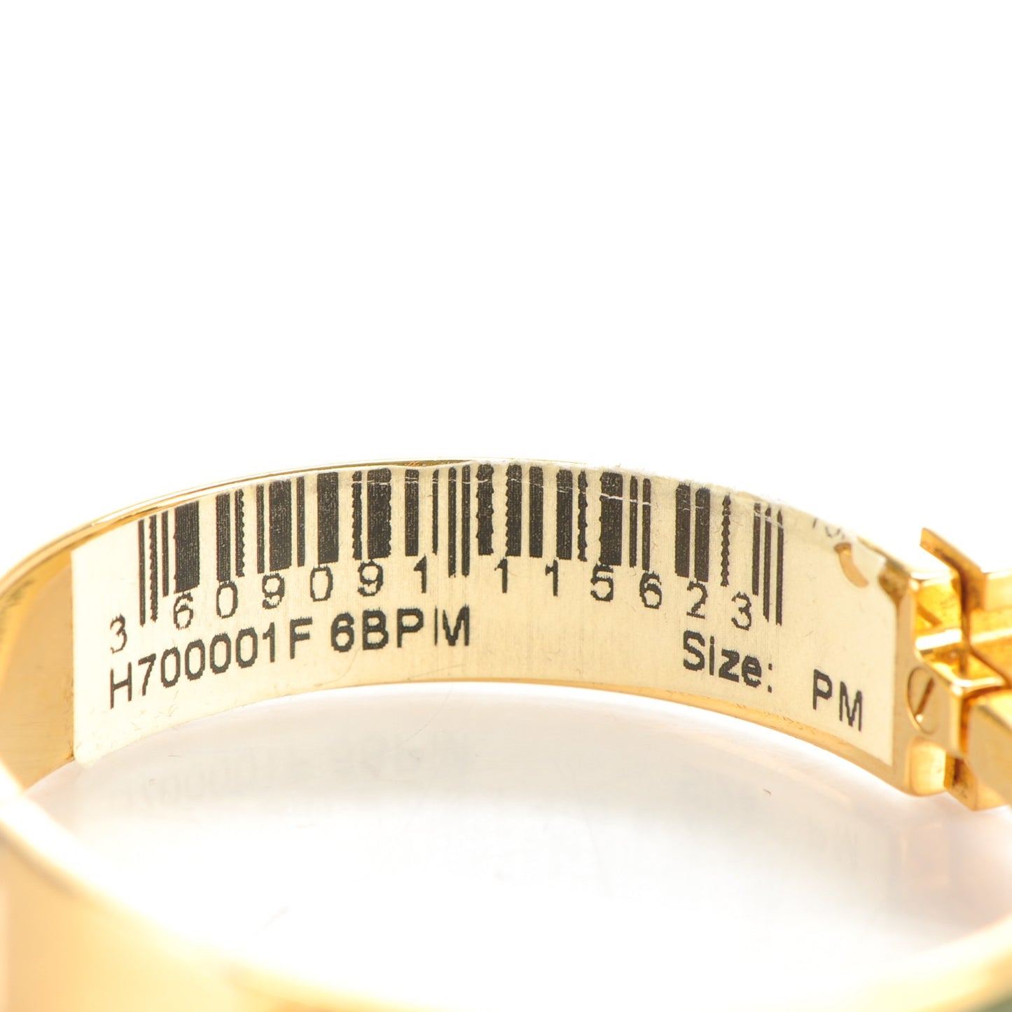 Enamel Narrow Clic Clac H Bracelet PM Loden