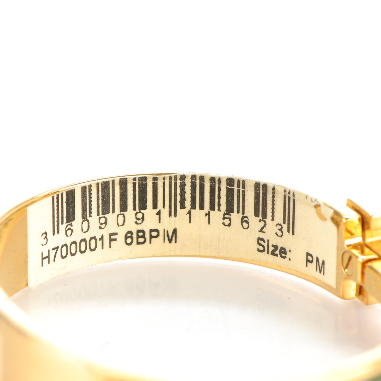 Hermes Enamel Narrow Clic Clac H Bracelet PM Loden 4 of 5