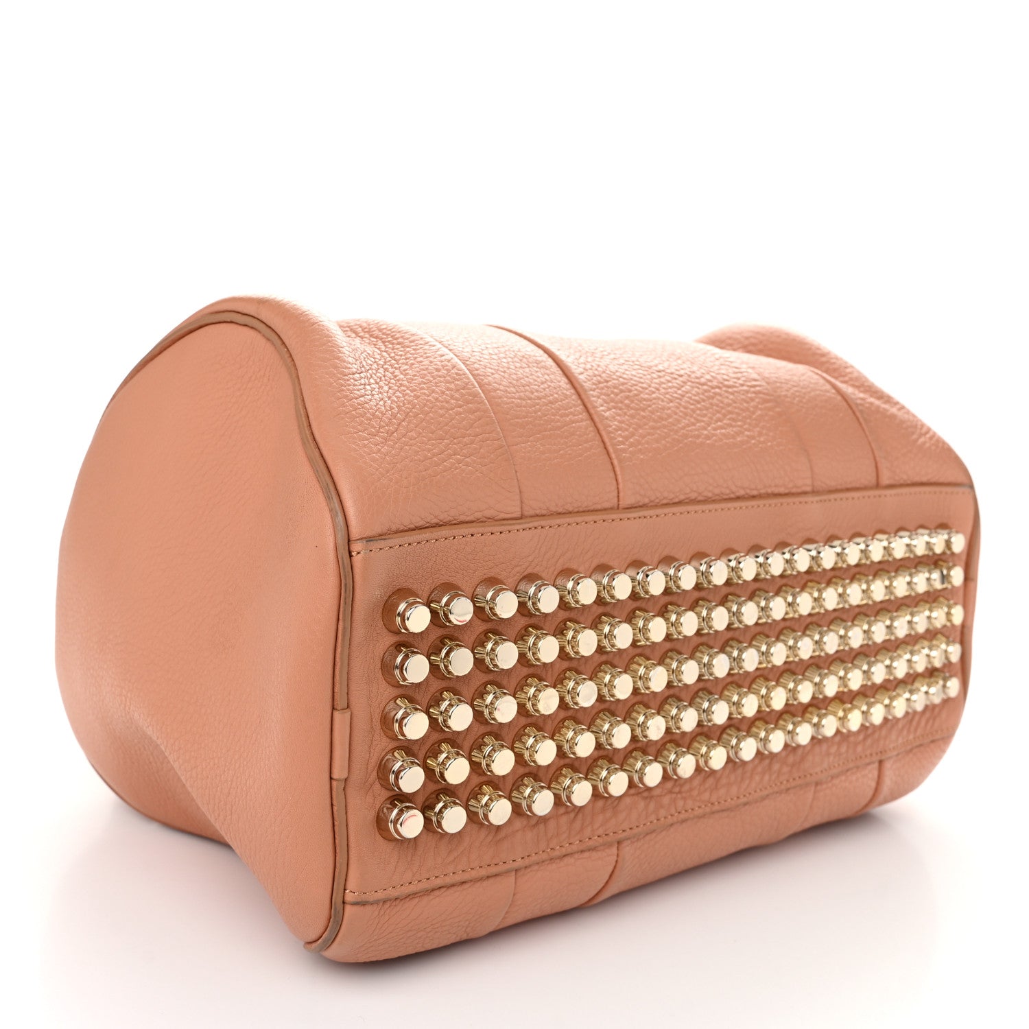 Alexander Wang Pebbled Lambskin Rocco Tan Pale Gold Hardware 4 of 9