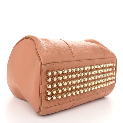 Alexander Wang Pebbled Lambskin Rocco Tan Pale Gold Hardware 4 of 9