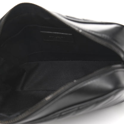Saint Laurent Calfskin Matelasse Monogram Lou Camera Bag Black 5 of 10
