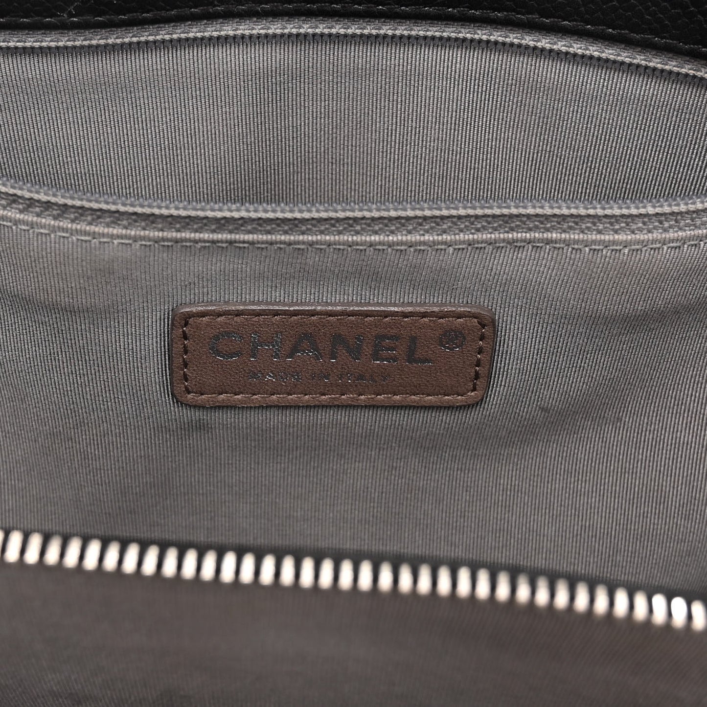 Soft Caviar Quilted CC Timeless Tote Black