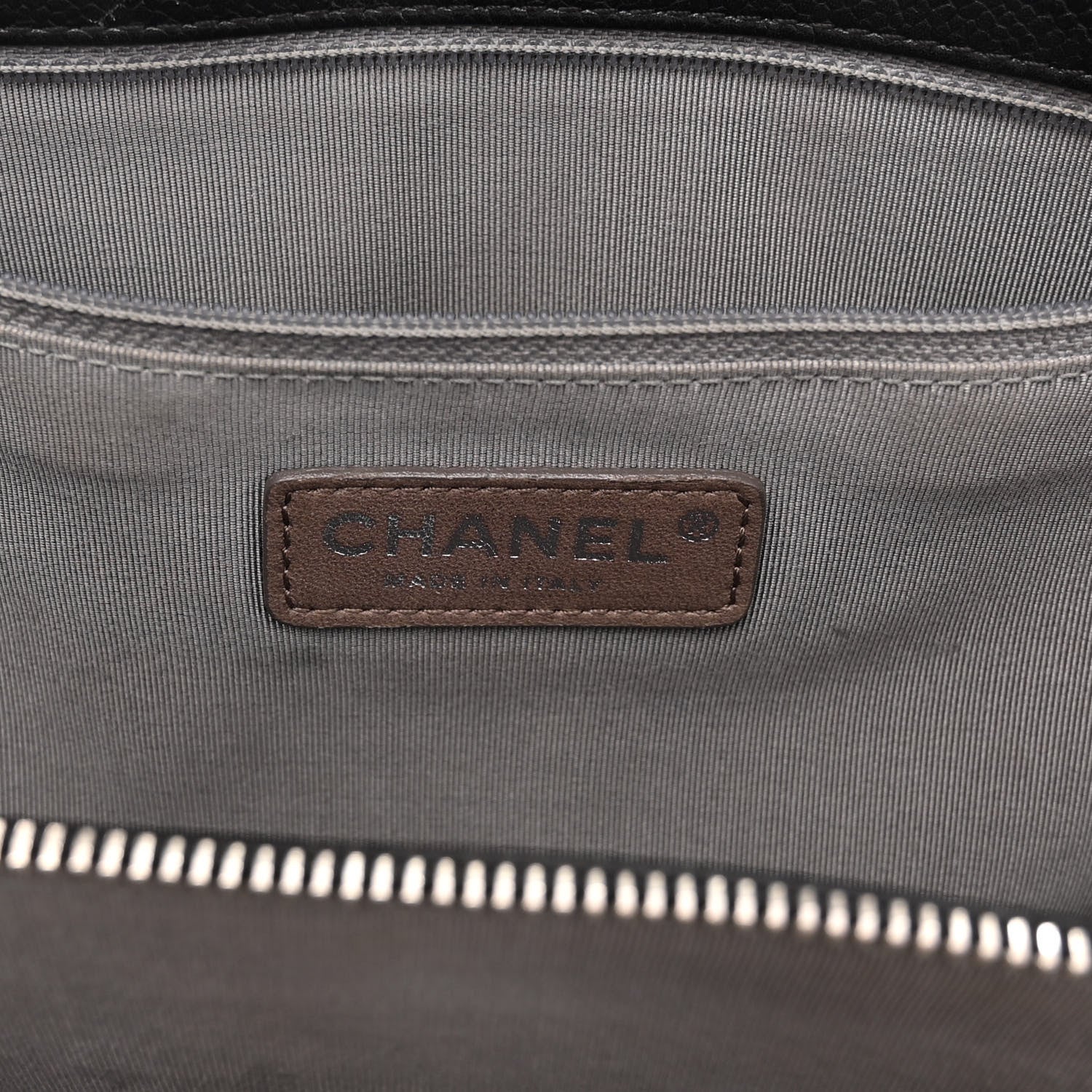 Chanel Soft Caviar Quilted CC Timeless Tote Black 6 of 10