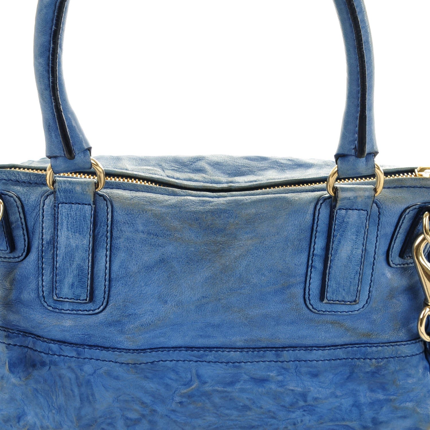 Givenchy Tumbled Sheepskin Medium Pandora Blue 4 of 9