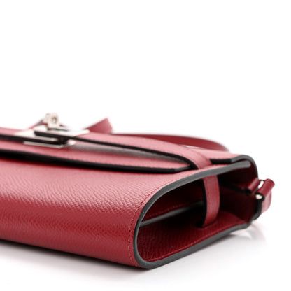 Hermes Epsom Kelly Wallet To Go Rouge Grenat 9 of 9