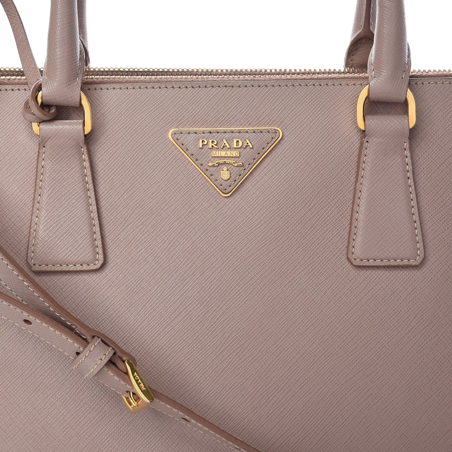 Saffiano Medium Galleria Double Zip Tote Cammeo