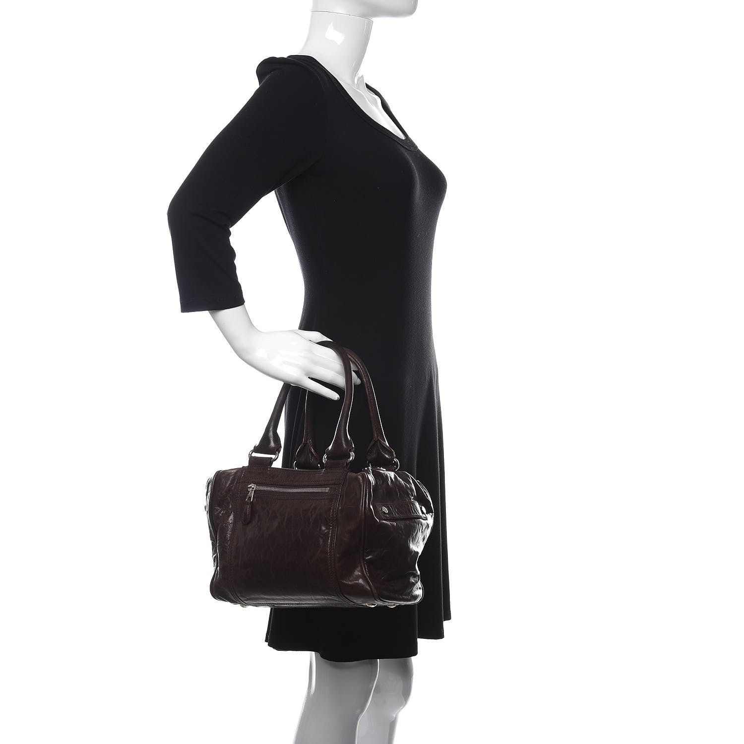 Balenciaga Agneau Whistle Bag Cafe 2 of 10