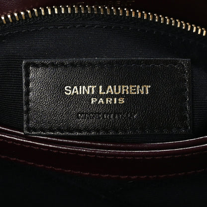 Saint Laurent Velvet Y Quilted Monogram Toy Loulou Crossbody Bag French Burgundy 6 of 9