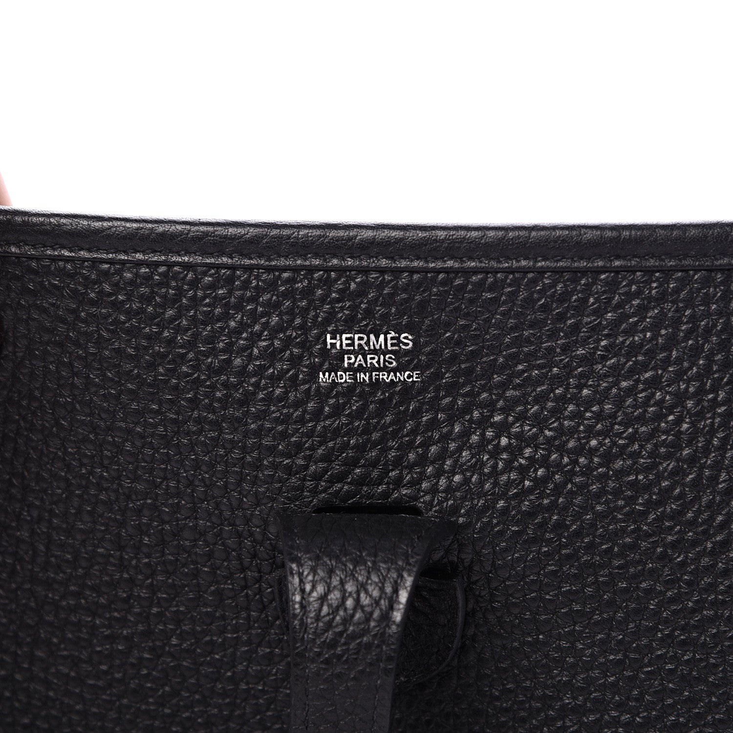 Hermes Taurillon Clemence Evelyne III PM Black 5 of 11