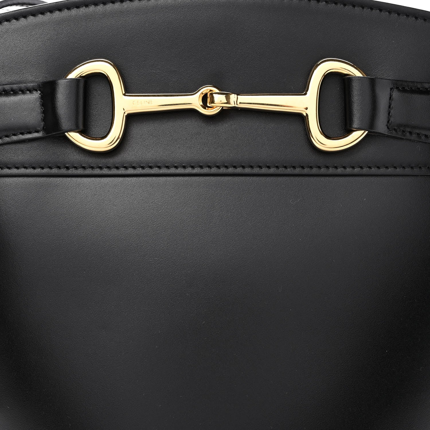 Celine Calfskin Crecy Bucket Bag Black 8 of 11