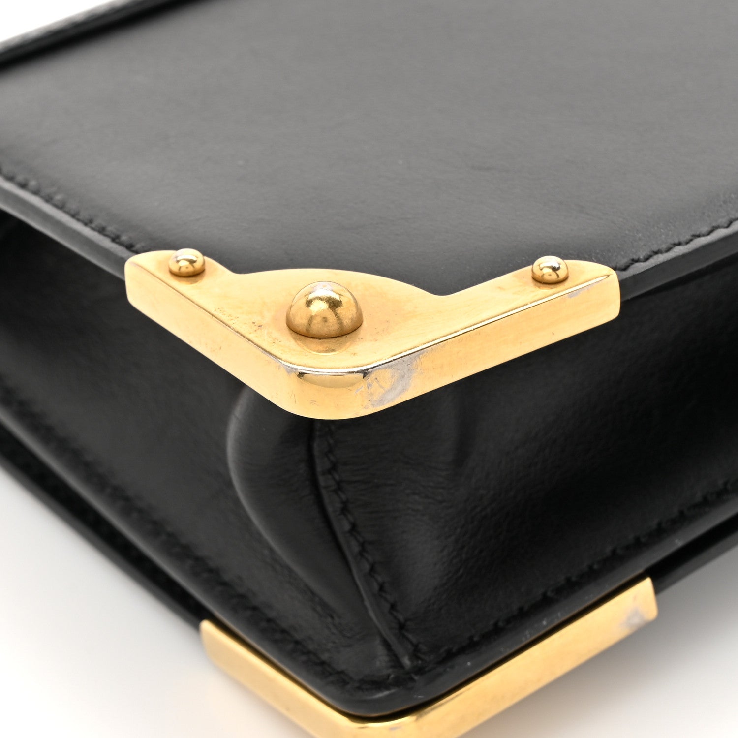 Prada City Calfskin Saffiano Cahier Pochette Black 12 of 14