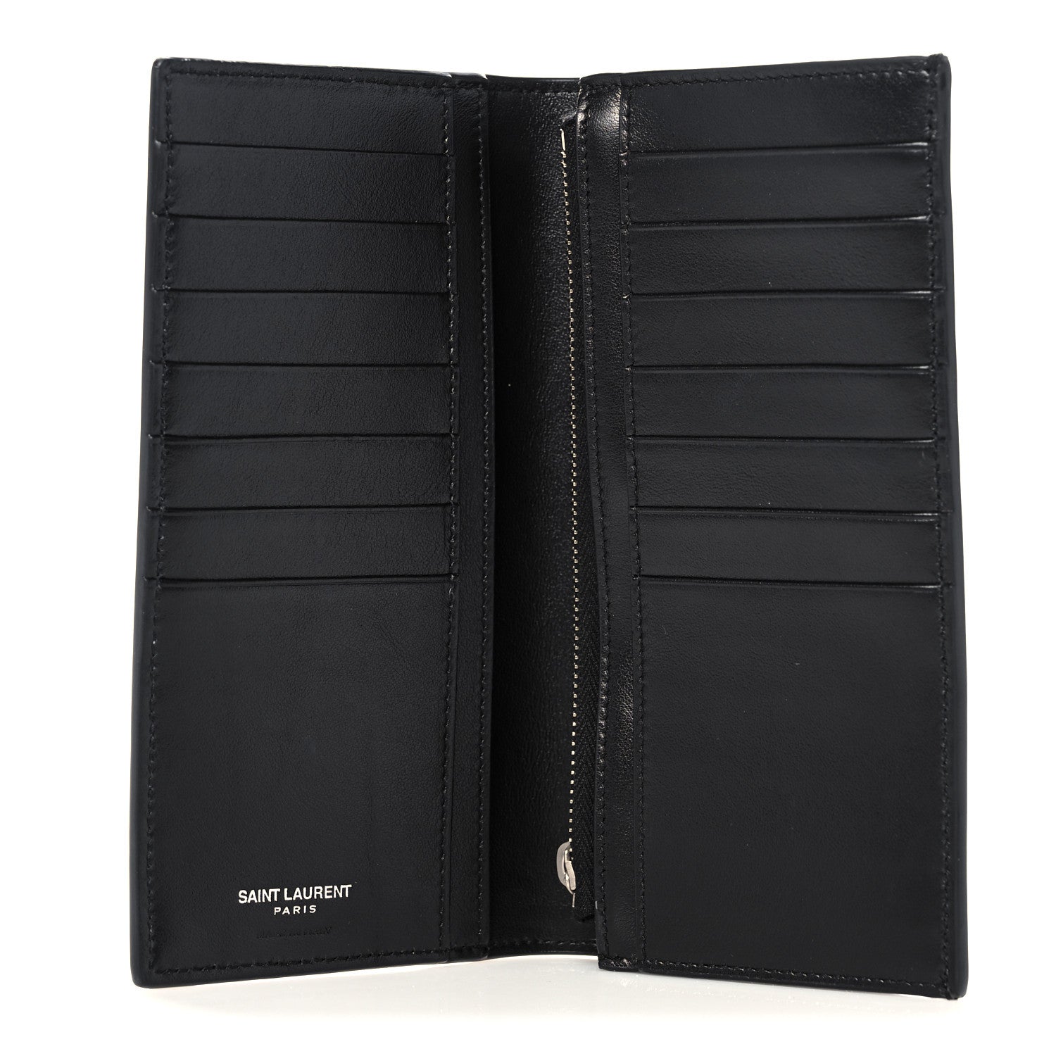 Saint Laurent Calfskin Continental Wallet Black 5 of 7