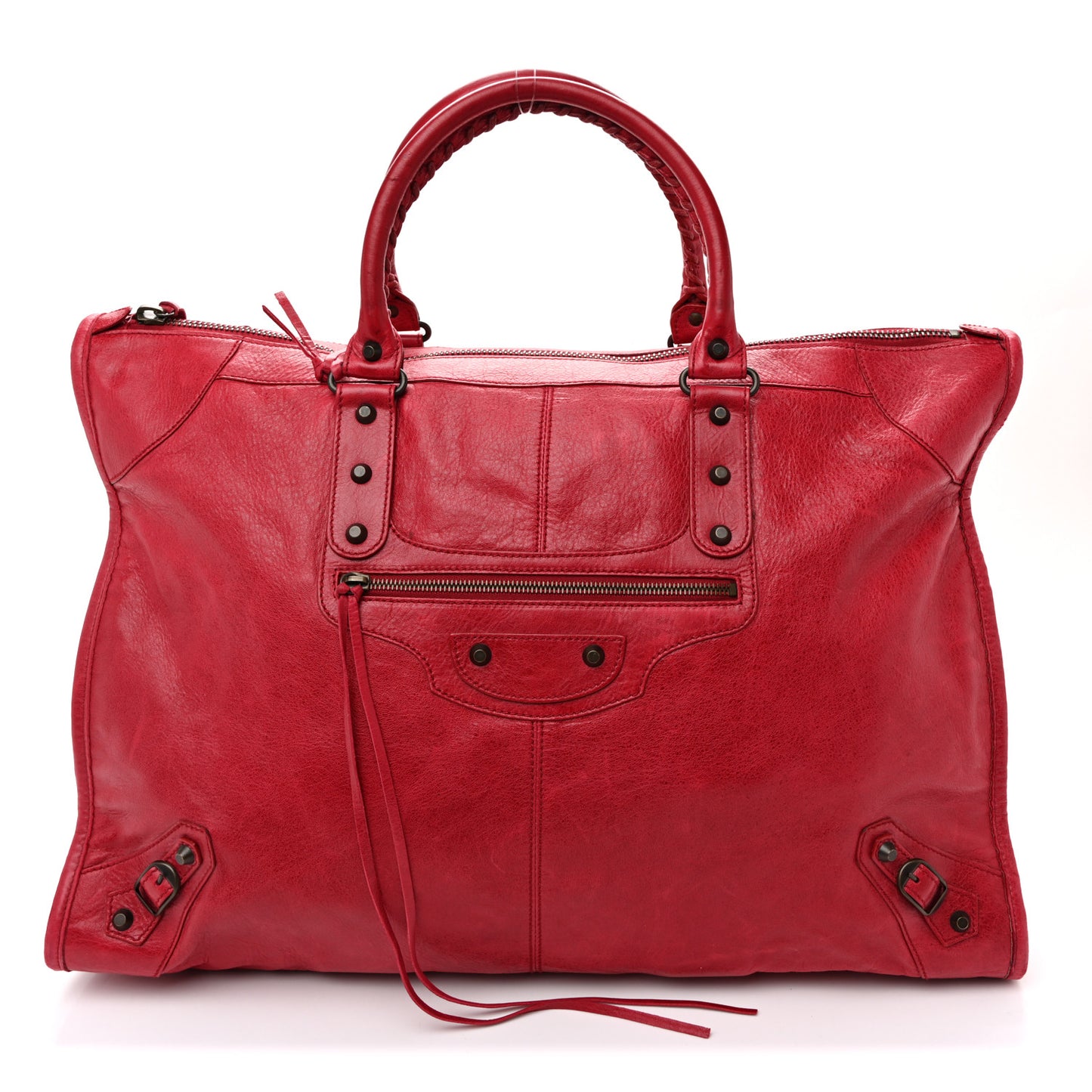 Agneau Classic Hardware Weekender Rouge Coquelicot