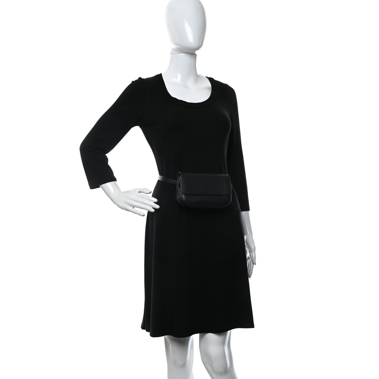 Vitello Small Belt Bag Black