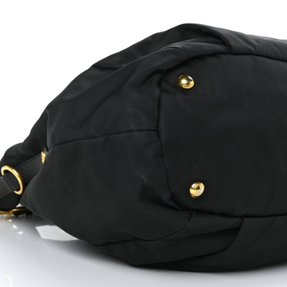 Prada Tessuto Nylon Cervo Shoulder Bag Black 6 of 7