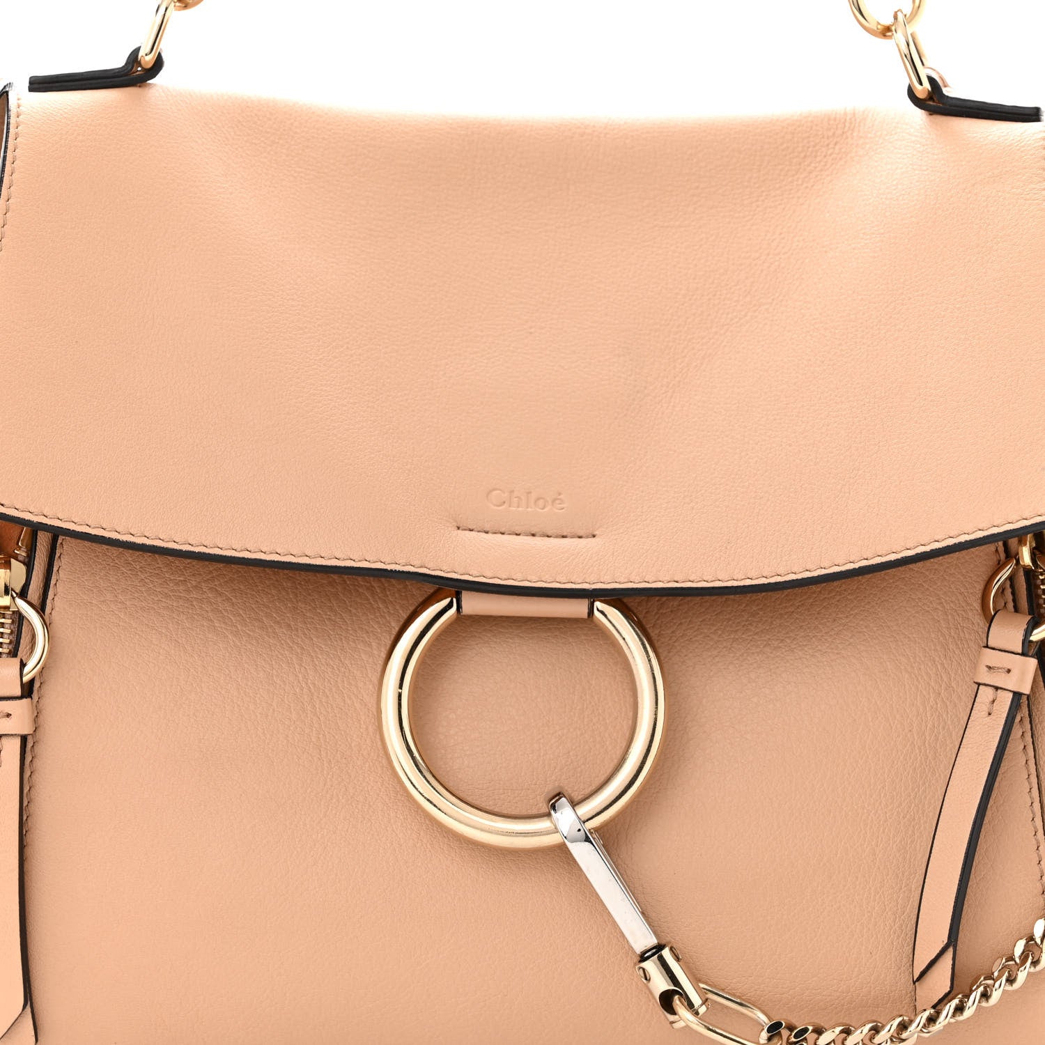 Chloe Calfskin Medium Faye Day Shoulder Bag Blush Nude 10 of 15