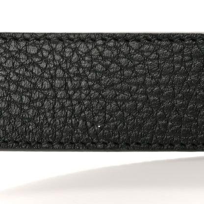 Gucci Dollar Calfskin Double G Reversible 30mm Belt 105 42 Black New Acero 6 of 7