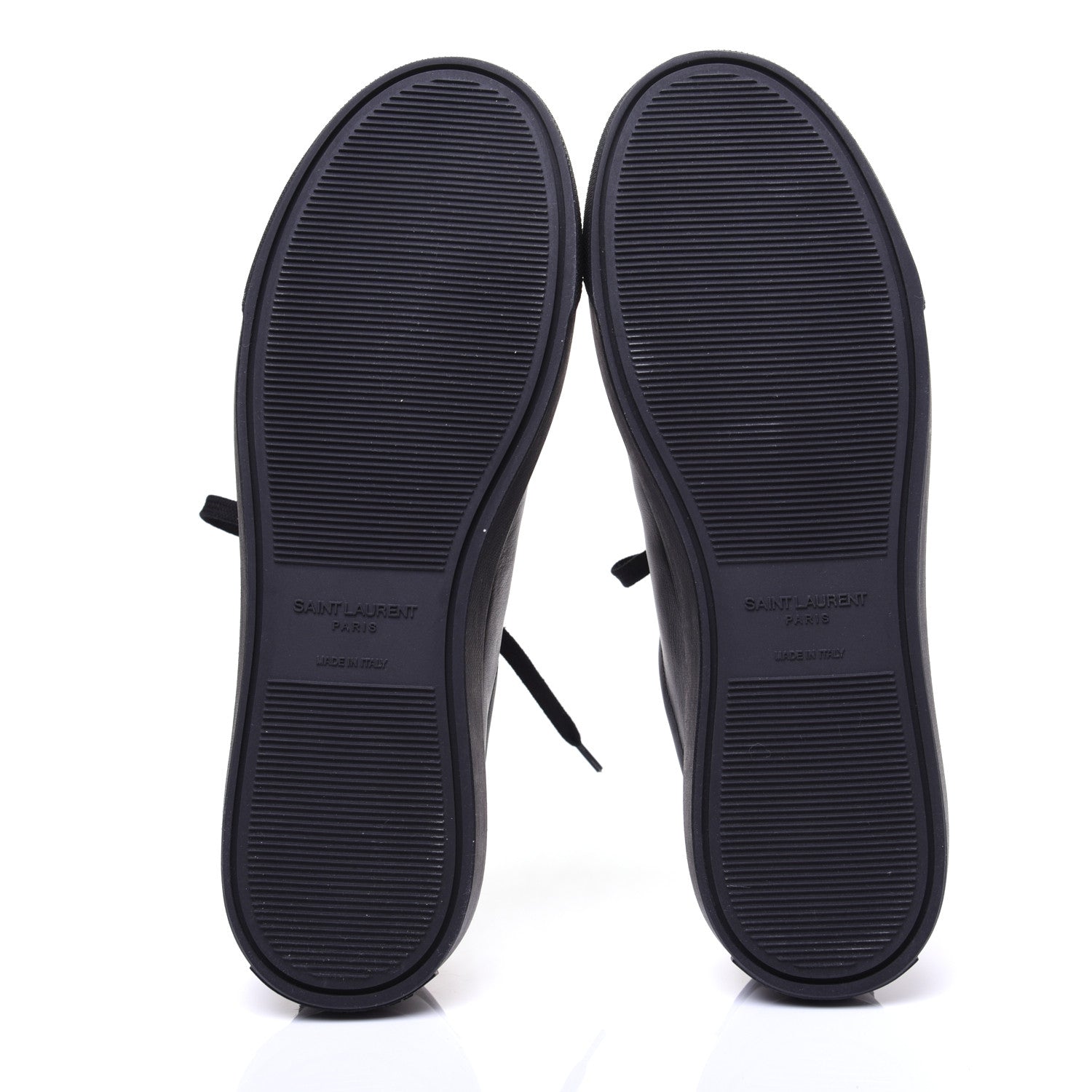 Saint Laurent Calfskin Womens Andy Low Top Sneakers 38 Black 9 of 10