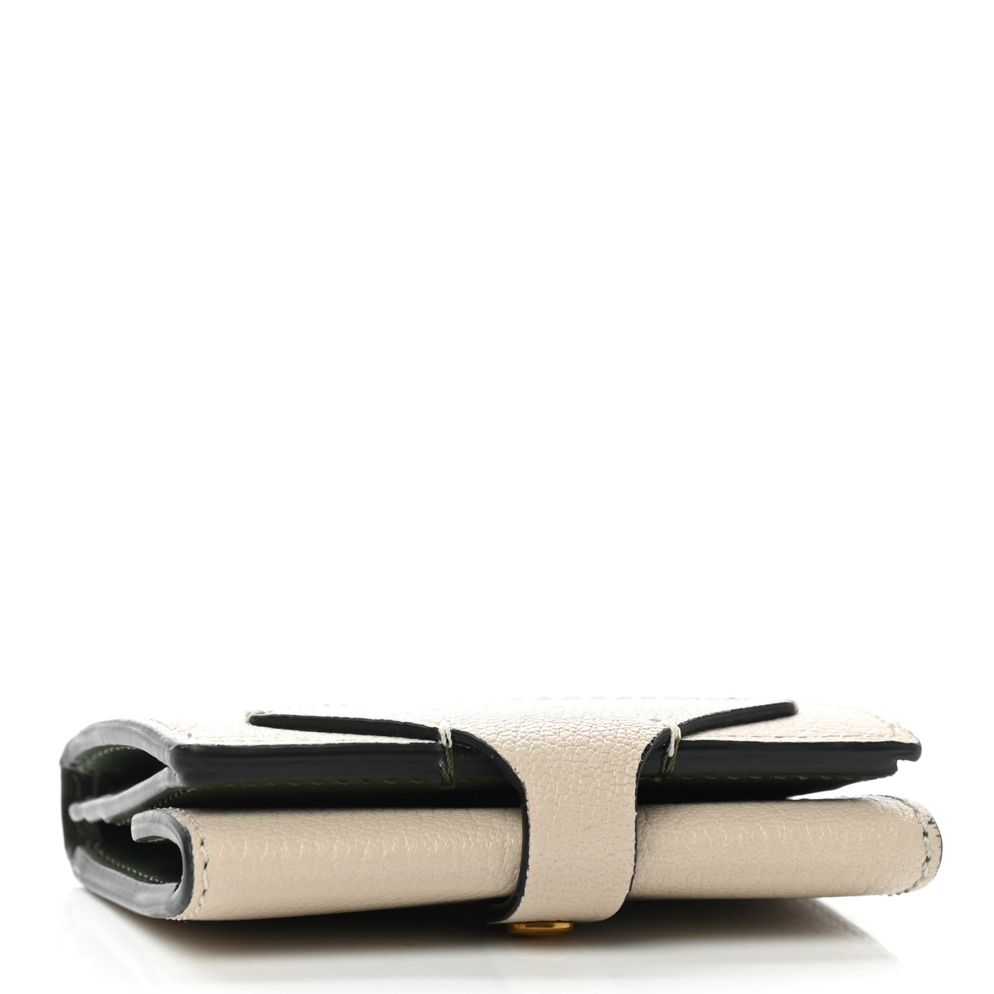 Goatskin Small Harlow Wallet Stone