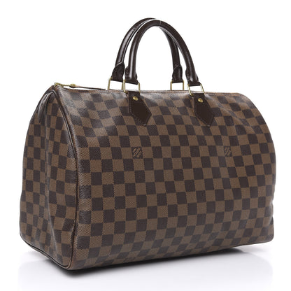 Louis Vuitton Damier Ebene Speedy 35 2 of 12