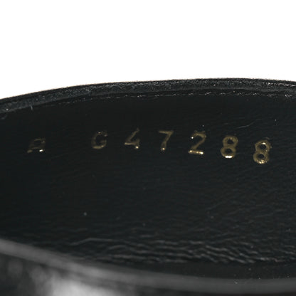 Chanel Lambskin Mary Jane Pumps 36.5 Black White 10 of 11