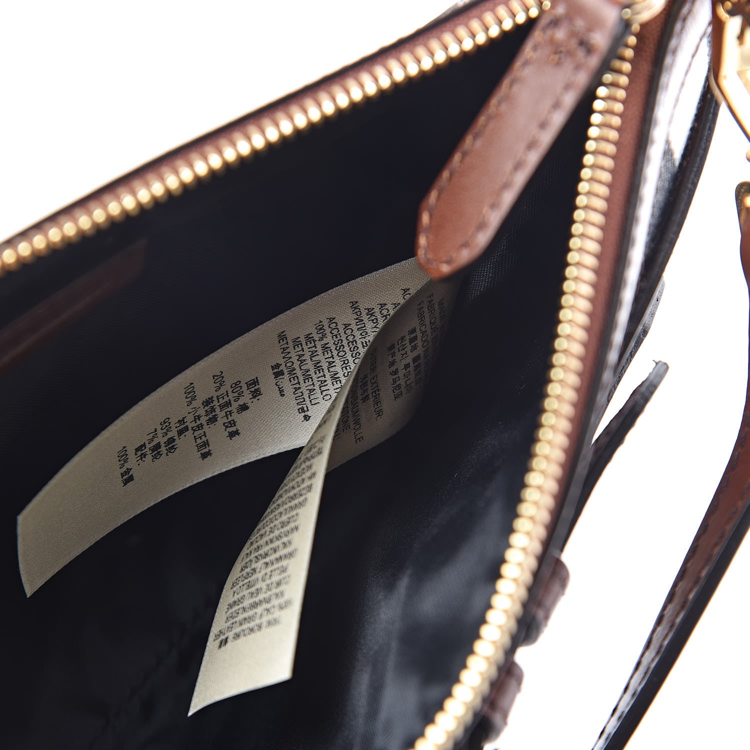 Burberry House Check Bridle Calfskin Peyton Crossbody Tan 10 of 11