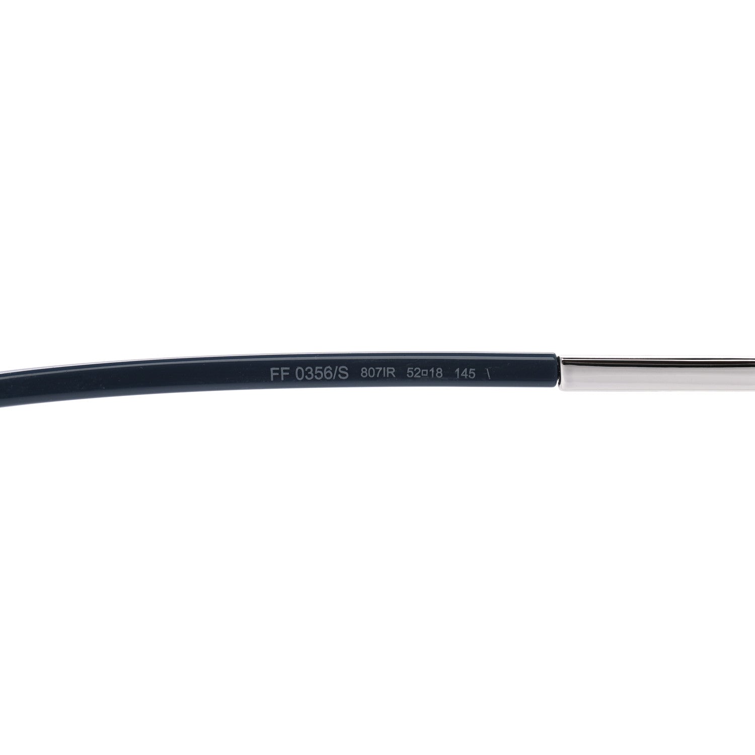 Fendi Acetate Metal FF Cat Eye Sunglasses FF 0356/S Blue 5 of 8