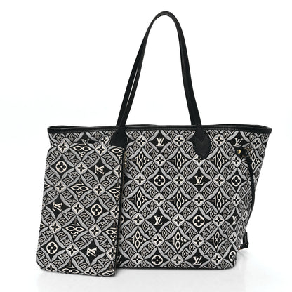 Louis Vuitton Jacquard Since 1854 Neverfull MM  Grey 3 of 11