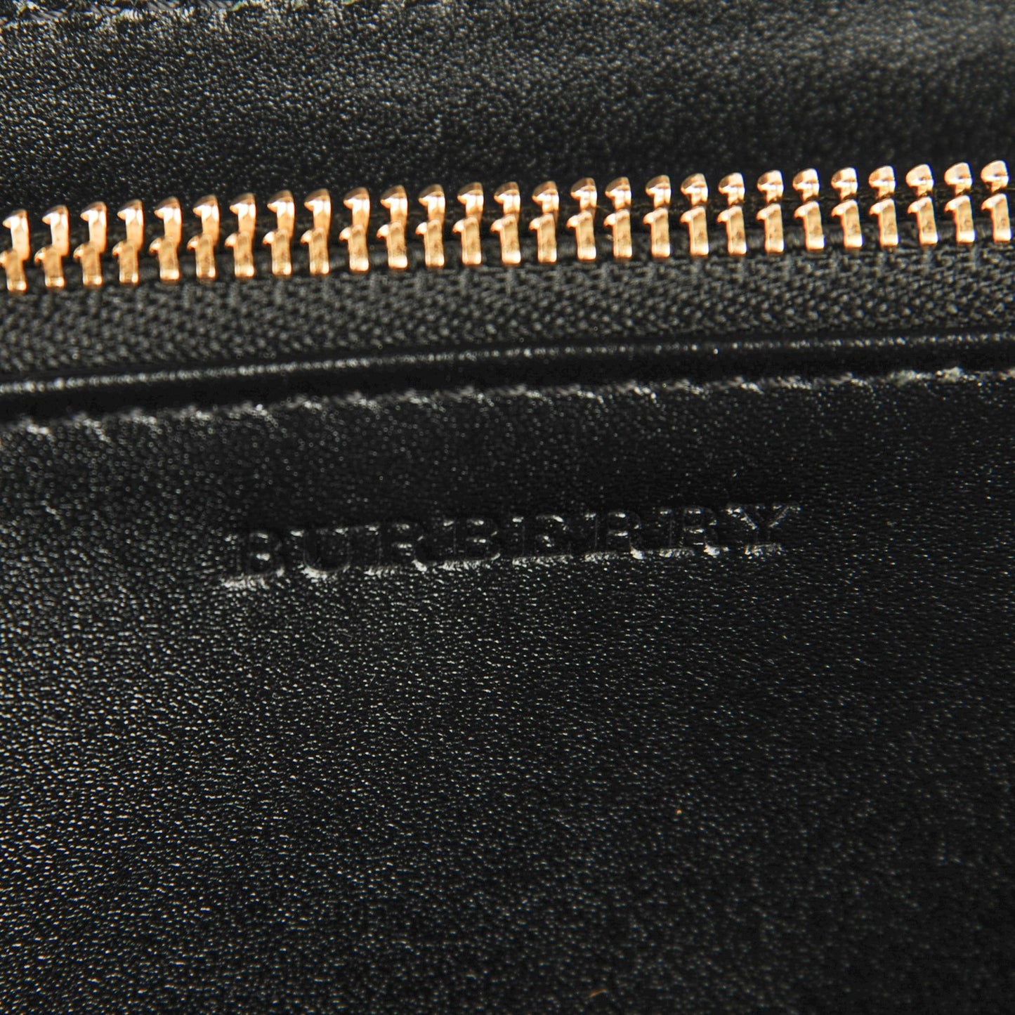 Haymarket Check Calfskin Elmore Zip Around Wallet Black