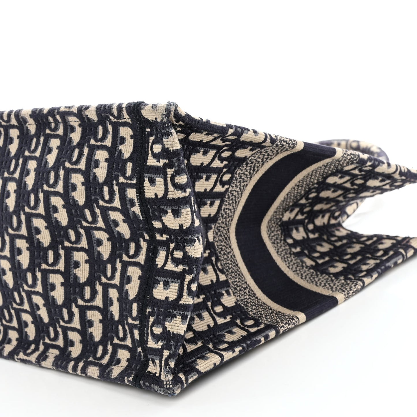 Oblique Medium Book Tote Blue Multicolor