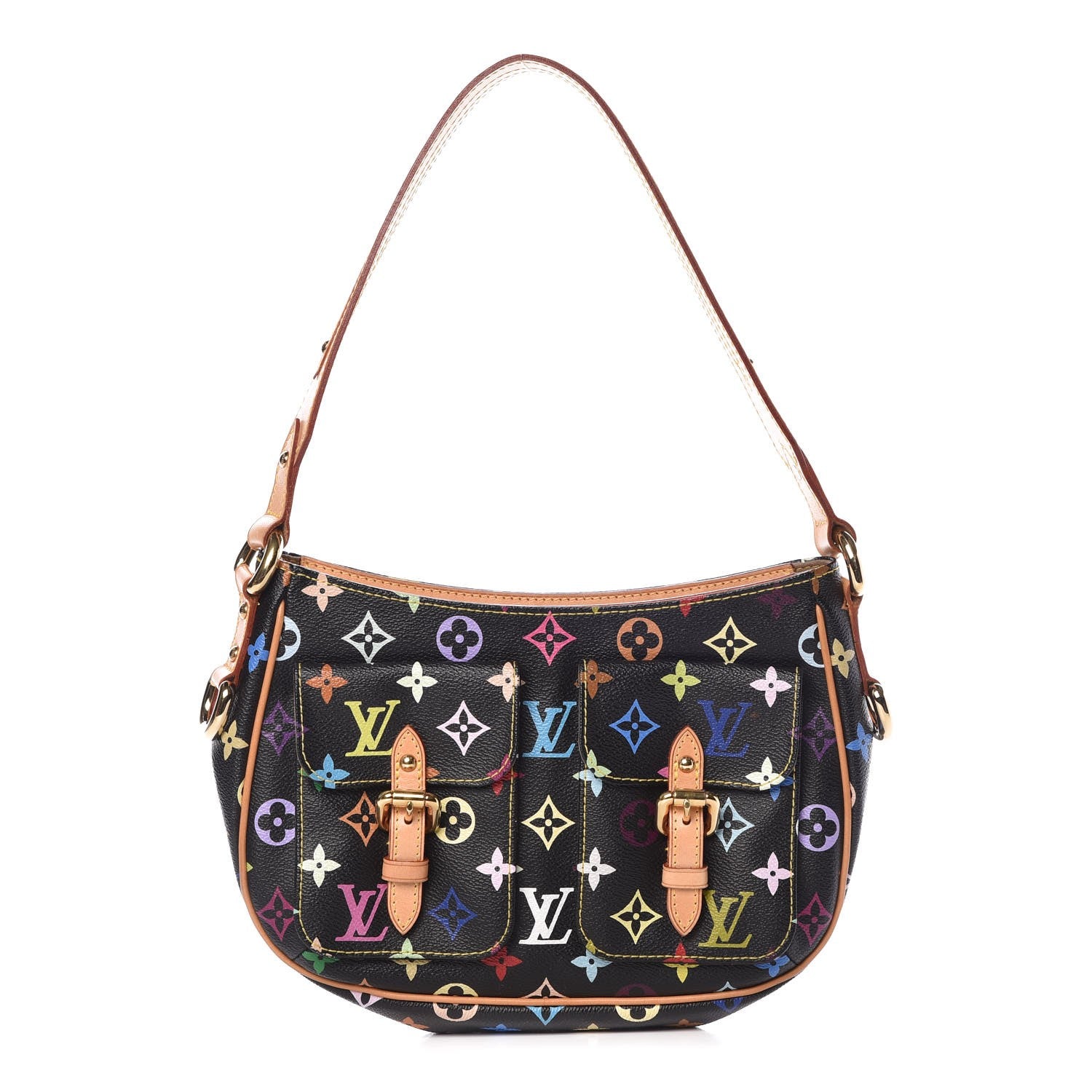 Louis Vuitton Monogram Multicolor Lodge PM Black 1 of 11