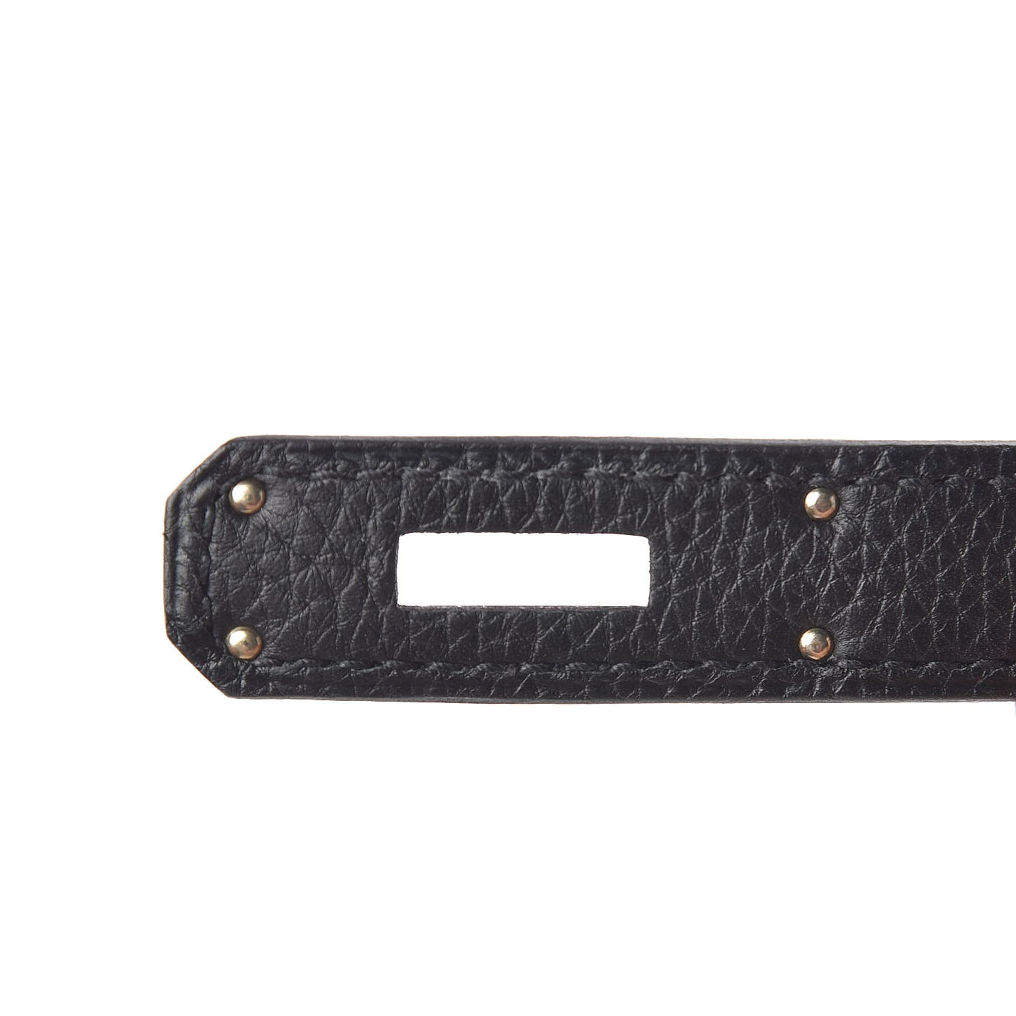 Togo Bi-Color Horseshoe Birkin 30 Anemone Black
