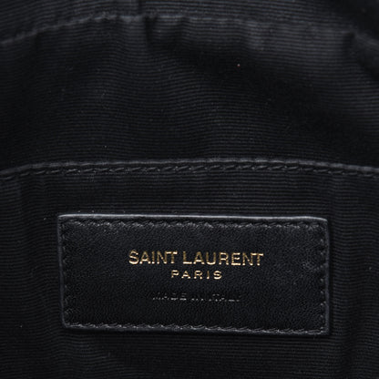 Saint Laurent Calfskin Matelasse Monogram Lou Camera Bag Washed Light Pink 6 of 31