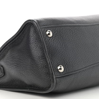 Prada Vitello Daino Shopping Satchel Black 10 of 12