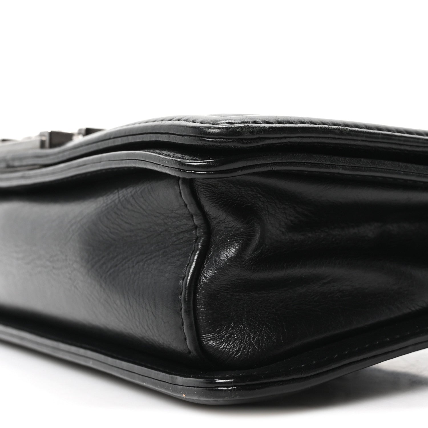 Chanel Calfskin Crystal Embossed Medium Boy Flap Black 10 of 10