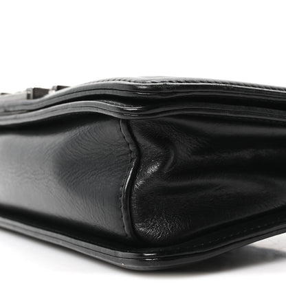 Chanel Calfskin Crystal Embossed Medium Boy Flap Black 10 of 10