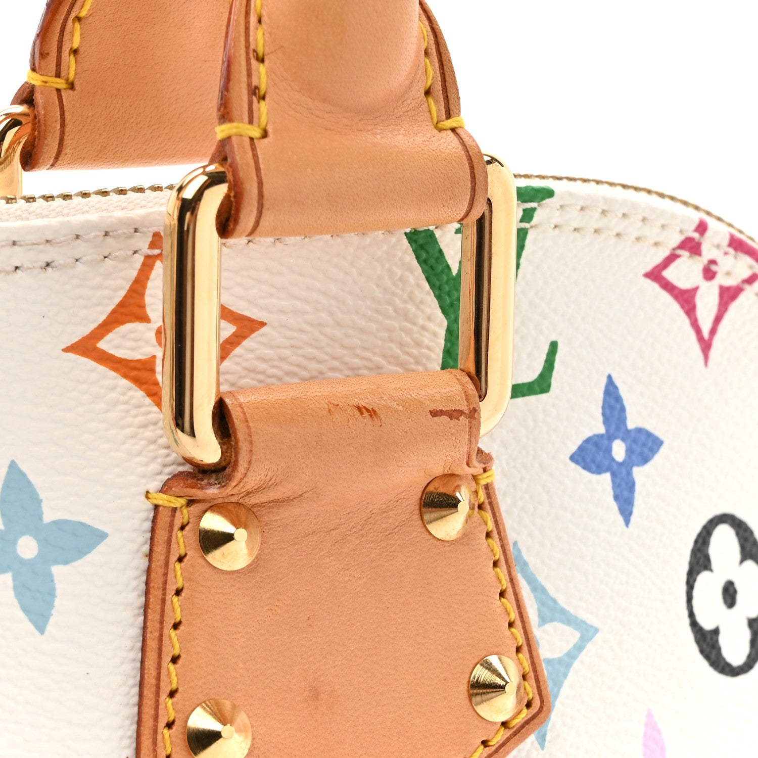 Louis Vuitton Monogram Multicolor Alma White 12 of 17