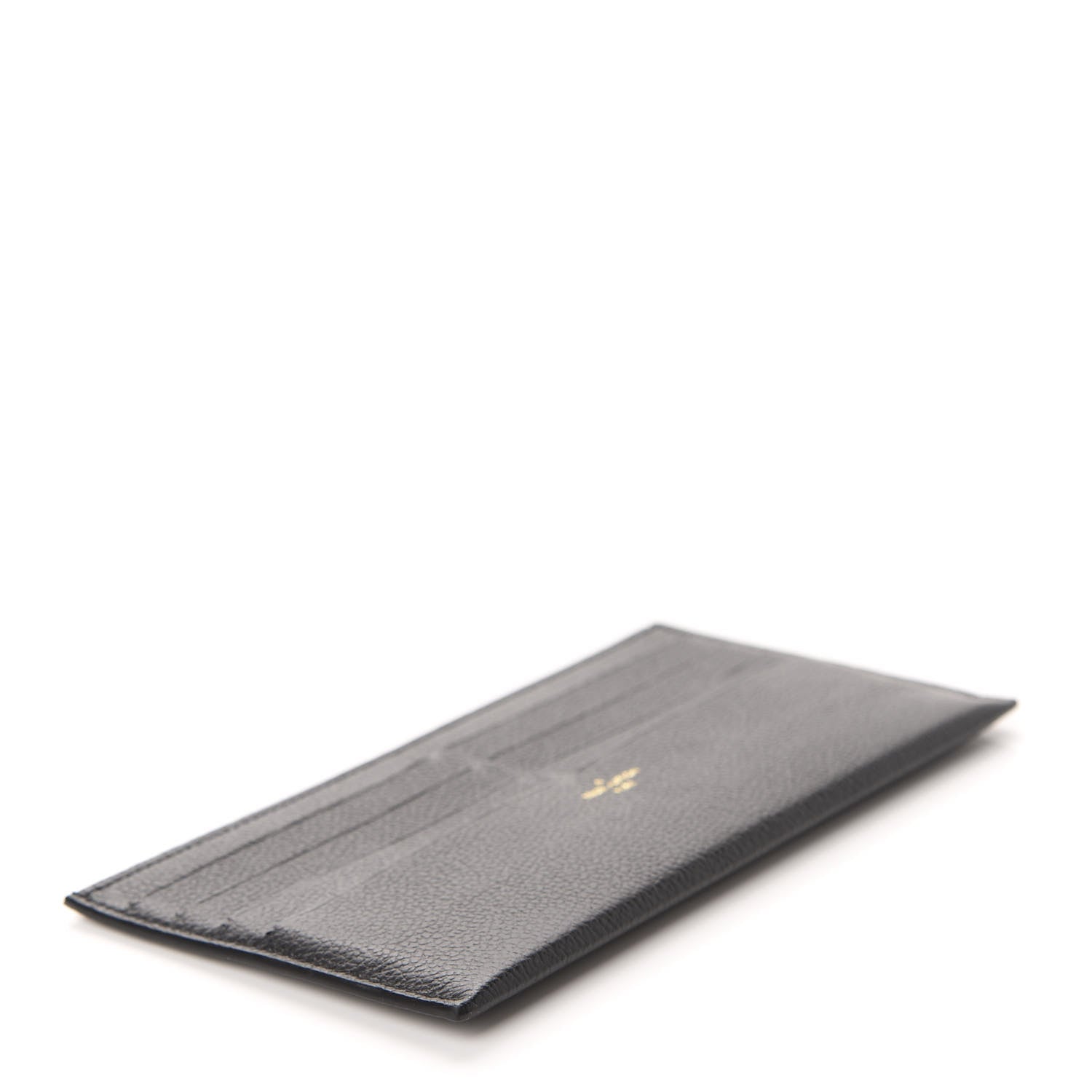 Louis Vuitton Calfskin Felicie Chain Wallet Card Holder Insert Black 4 of 6