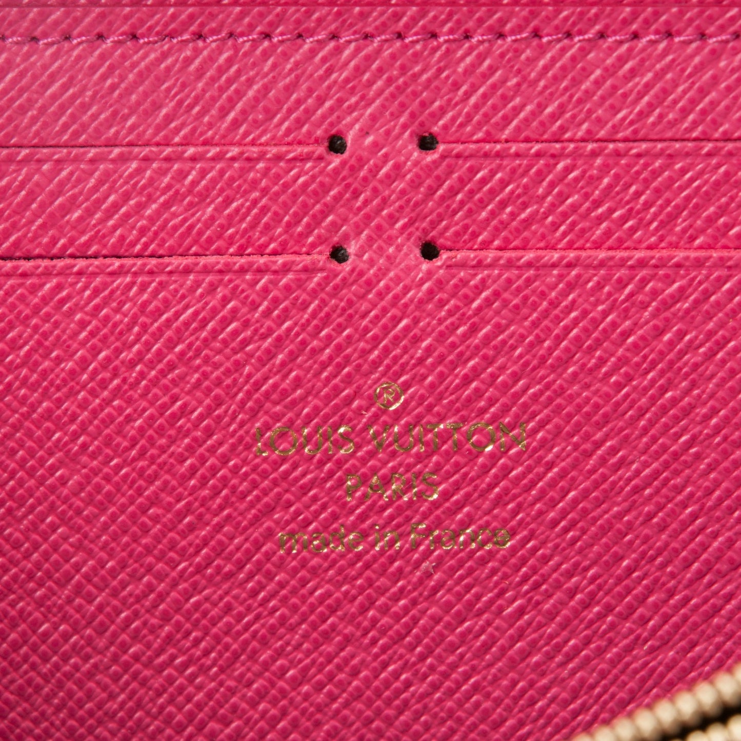Monogram Clemence Wallet Hot Pink