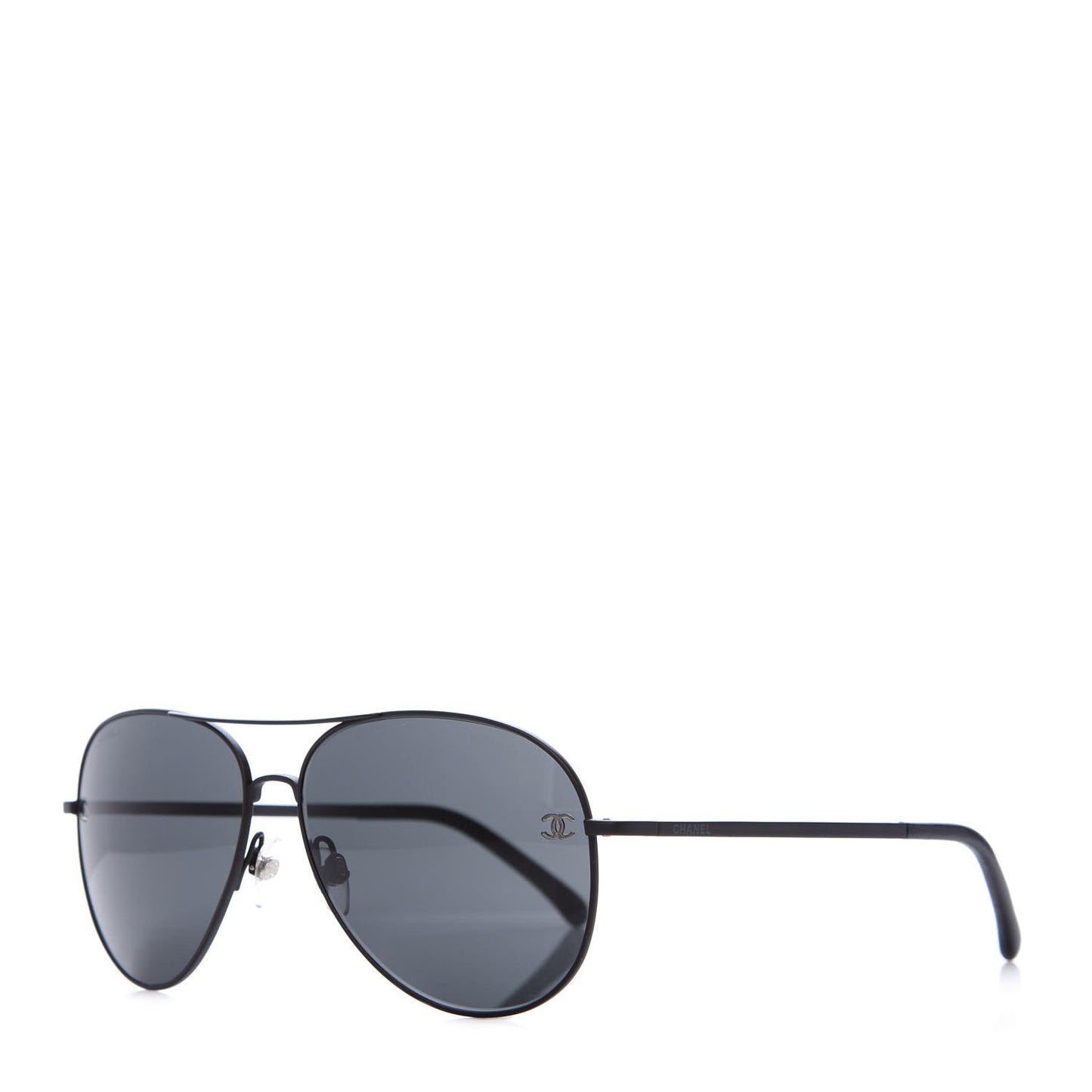 Metal Aviator CC Sunglasses 4189 T-Q Black
