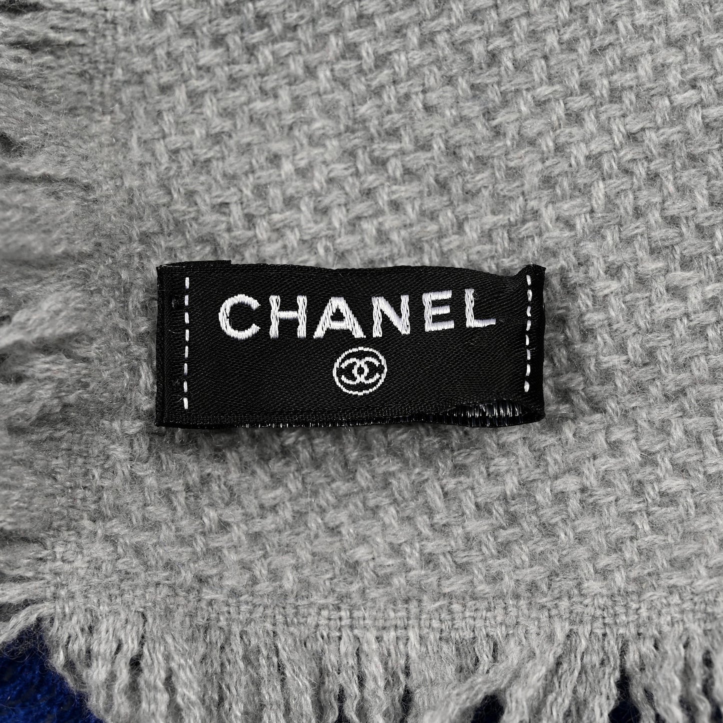 Cashmere Plaid CC Travelling Rug Blanket Beige