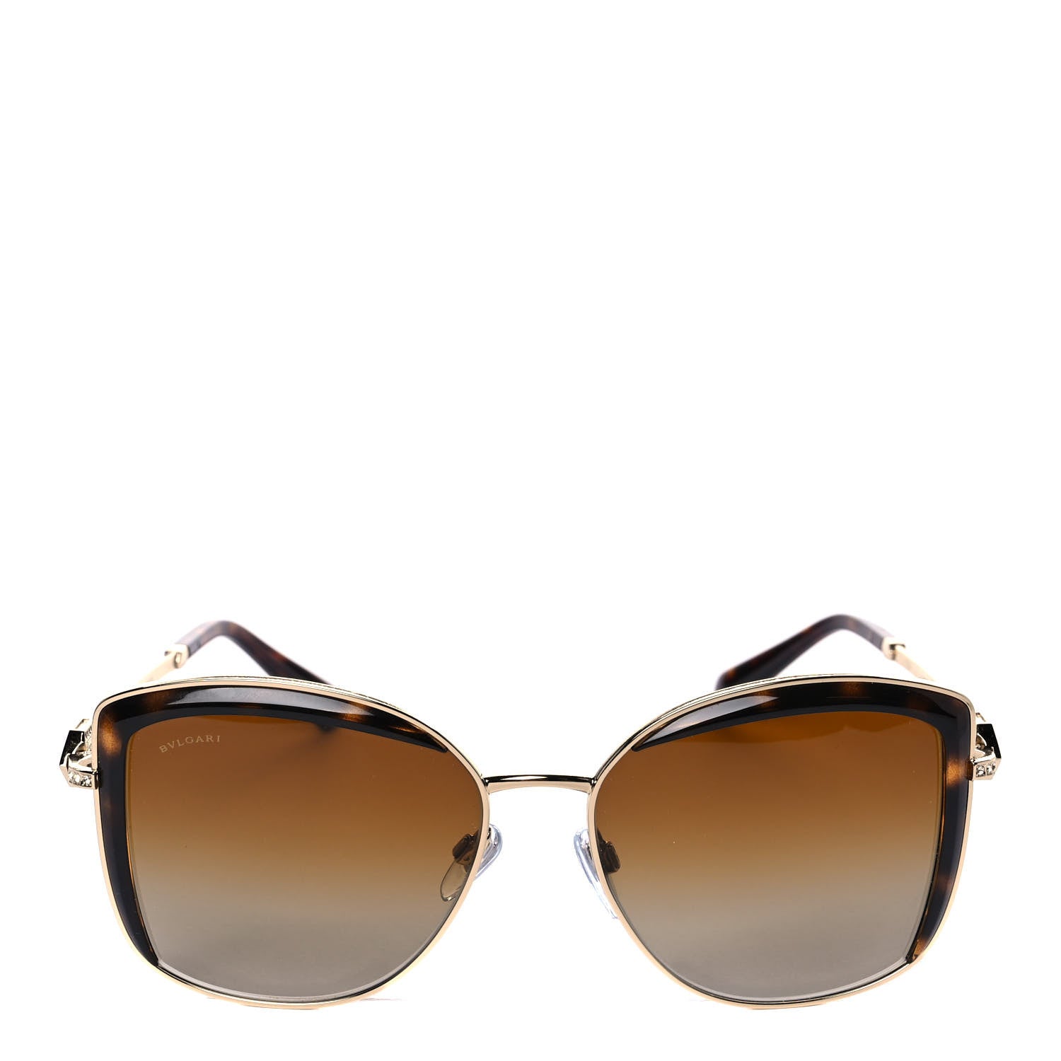 Bulgari Crystal 6128B Sunglasses Brown 2 of 8