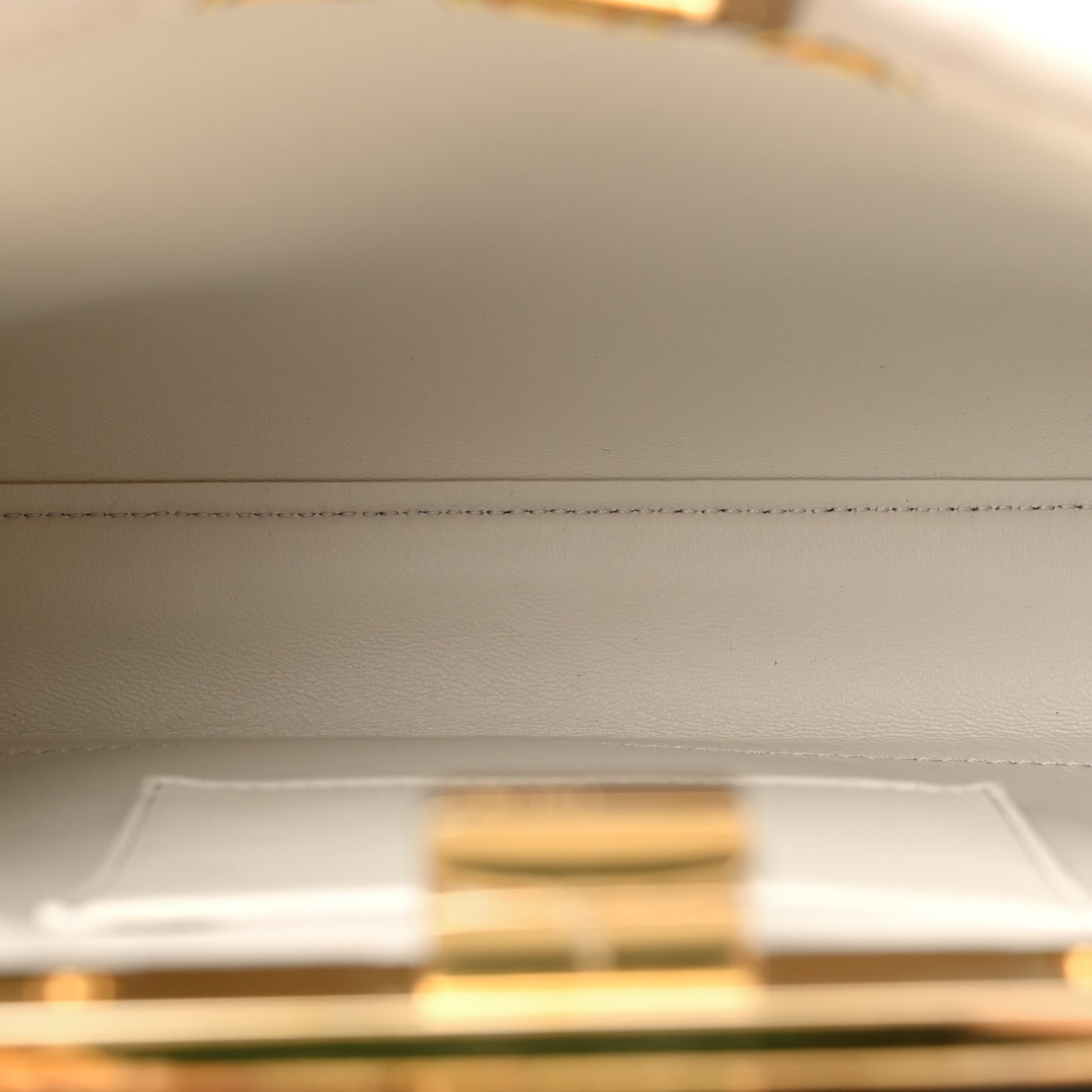 X VERSACE Vitello Seta Nappa Fendace FF Baroque Mini Peekaboo Iconic Satchel White Ice Gold