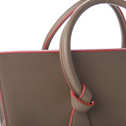 Celine Crisped Calfskin Medium Tie Knot Tote Taupe 12 of 14