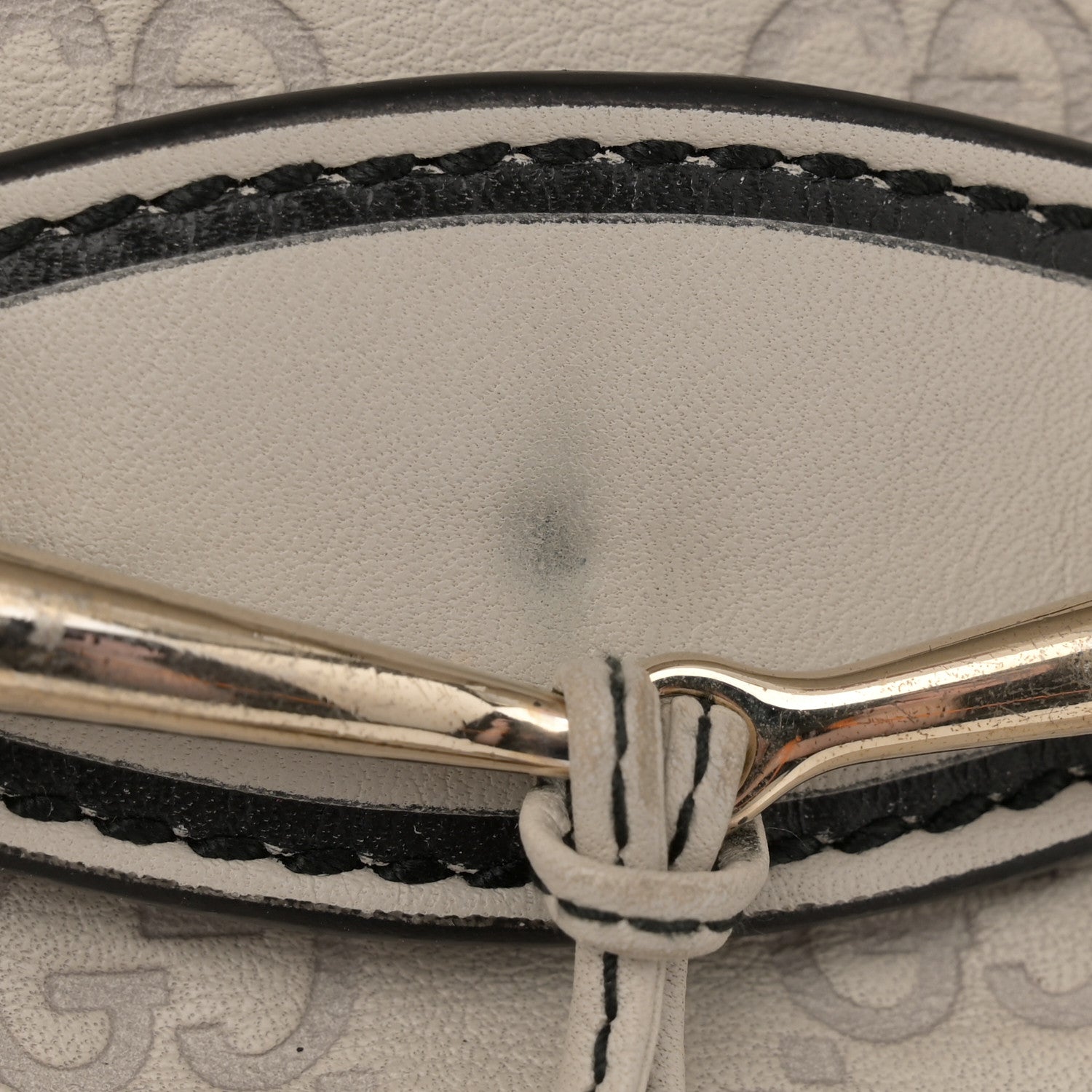 Gucci Guccissima Signature Medium Emily Hobo Mystic White 12 of 16