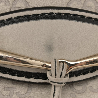 Gucci Guccissima Signature Medium Emily Hobo Mystic White 12 of 16